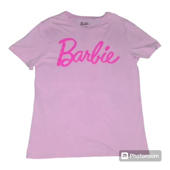 Barbie‎ Strong Girls Make Waves / Pink T-shirt short sleeve SIZE large  NWT - Picture 3 of 8